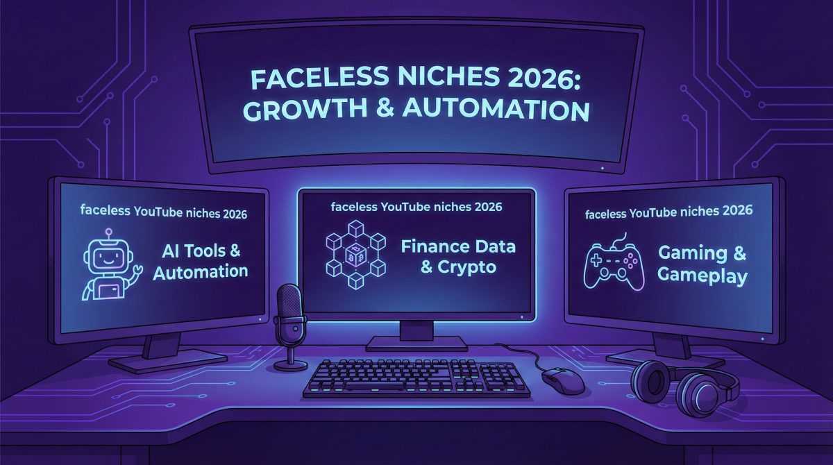 Niches YouTube faceless rentables 2026