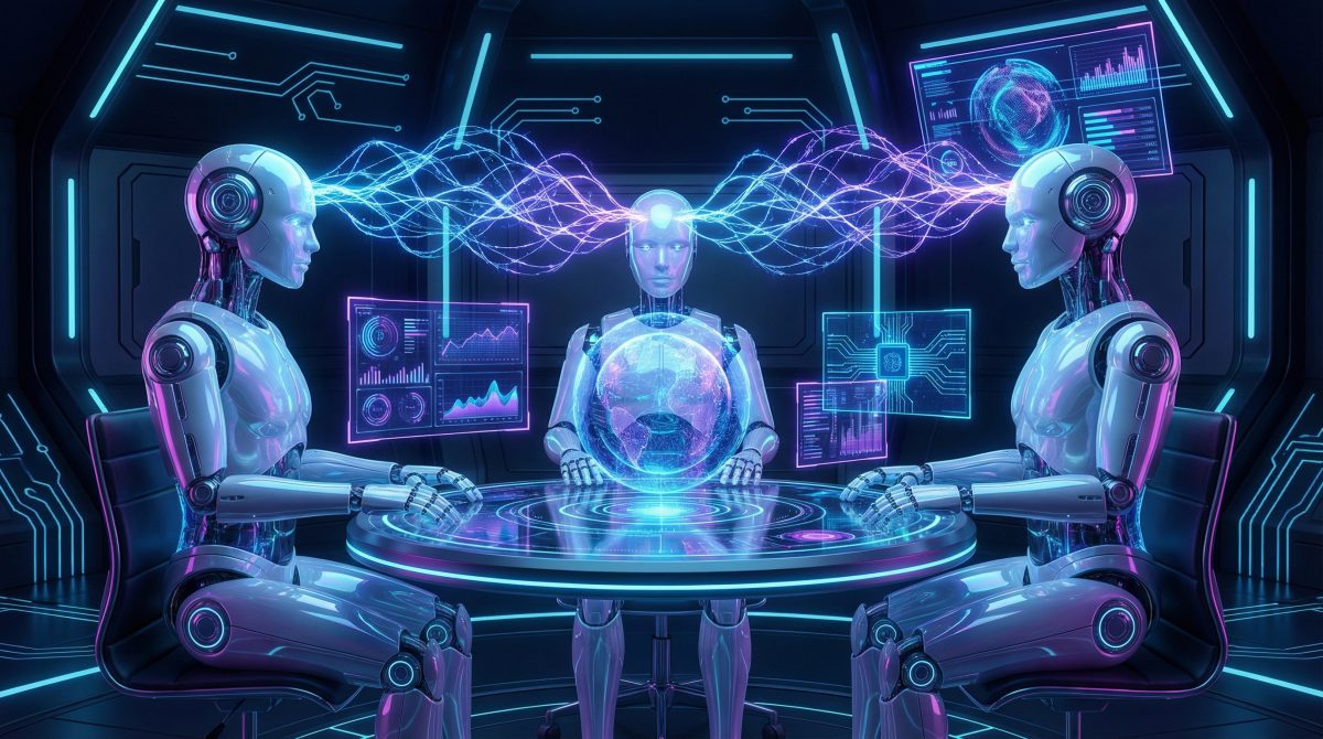 Systèmes multi-agents IA communicant entre eux via réseaux neuronaux