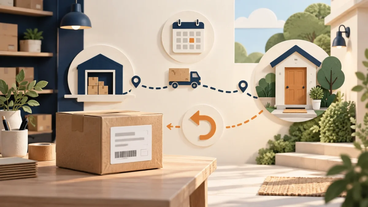 Illustration du guide : Politique d’expédition Shopify : modèle et guide 2026